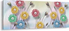 Tablou - Lunca colorată (120x50 cm)