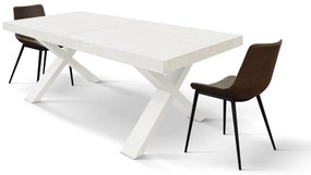 Masa Linda extensibila, blat PAL - RUSTIC INTEGRAL - 180 cm / 90 cm / 77 cm