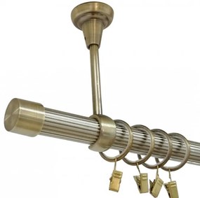 Galerie tavan simpla DOP STRIAT /25 - aur antic (Alege marime: 160 cm)