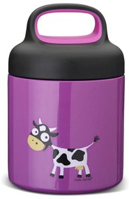 Termos alimentare pentru copii Carl Oscar 109102, 300 ml, Mentine mancarea calda pana la 4 ore, VacuumShield, Fara BPA, Violet