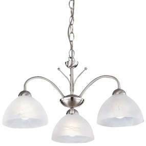 Lustra suspendata stil clasic Milanese 3L argintiu 1133-3SS SRT