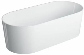 Cada freestanding Omnires Ovo M+ alb  160x75 cm