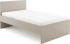Pat ELISA 120 x 200 cm, casmiru bej Saltele: Cu saltele Coco Maxi 20 cm, Somiera pat: Cu lamele curbate