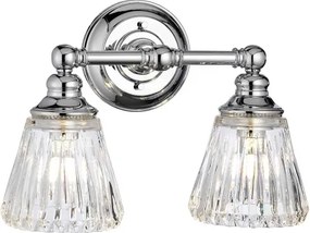 Quintiesse QN-KEYNES2-BATH-LED Lampă de perete pentru baie KEYNES 2xG9/3W/230V IP44 crom lucios