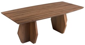 Masuta de cafea deosebita design LUX Walnut 120x60cm