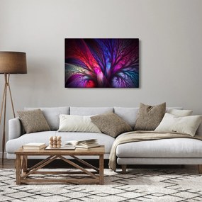 Tabloul abstract cu copacul (90x60 cm)