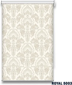 Roletă textilă Royal 5003 crem cu model damask elegant