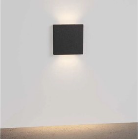 Spot aplicat perete exterior LED 3000K IP65 GOZ negru