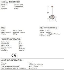 Lustra/Pendul design decorativ Melany