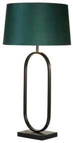 Veioza/Lampa de masa decorativa Modish negru/verde