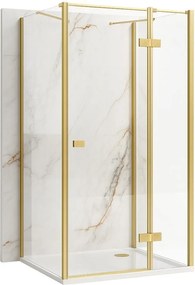 Cabina de dus Rea Atlas 120x80 Brush Gold