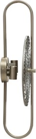 Aplică de perete argintie din metal Silvery – Mauro Ferretti