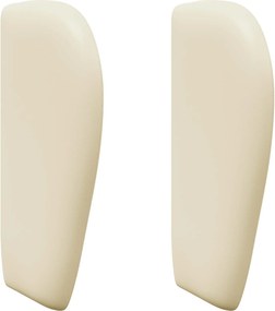 vidaXL Ureche pentru Tăblie Crem 40 x 23 x 6 cm PVC