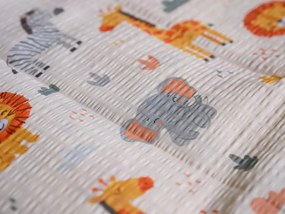 Lenjerie de pat din bumbac creponat pentru patut Renforce ANIMORA colorat Dimensiune lenjerie de pat: 45 x 65 cm | 90 x 140 cm