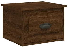 816390 vidaXL Noptieră de perete, stejar maro, 41,5x36x28 cm