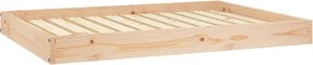 vidaXL Pat pentru câini, 101,5x74x9 cm, lemn masiv de pin