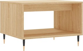 vidaXL Măsuță de cafea, stejar sonoma, 60x50x40 cm, lemn prelucrat