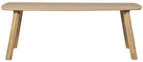 Masă de dining din lemn de stejar 100x180 cm Tablo – WOOOD