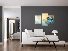 Tablou - Birdhouse, acuarelă, acuarelă (90x60 cm)