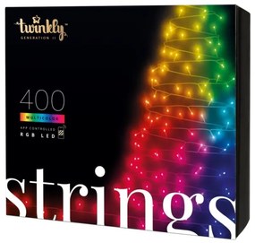 Instalație LED RGB de Crăciun de exterior 400xLED 32 m IP44 Wi-Fi Twinkly TWS400STP-BEU