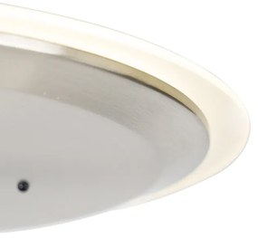 Lampă de podea modernă din oțel cu LED reglabil cu braț de citit - Strela