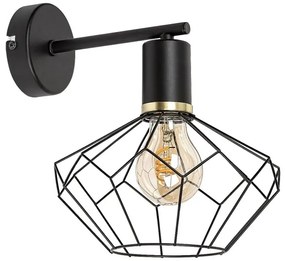 Aplică Rabalux 71064 FRAN 1xE27/40W/230V d. 20 cm negru