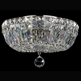 Plafoniera design elegant Basfor 30cm crom MYDIA100-CL-03-N