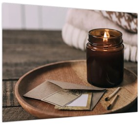 Tablou - Lumânare aprinsă (70x50 cm)