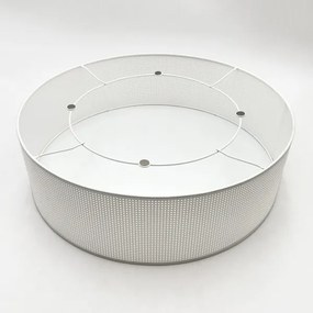 Plafonieră SIRJA PLISADO 4xE27/15W/230V Ø 45 cm albă