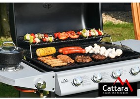 Grătar mobil pe gaz Cattara Master Cheef, 133 x 98x 51 cm