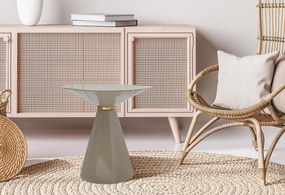 Masuta de cafea rotunda 46,5x46,5x 40 cm taupe