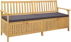 vidaXL Bancă cu spațiu de depozitare cu pernă cu depozitare cu ușă