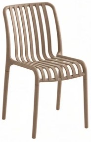 Scaun din plastic TREGO, bej