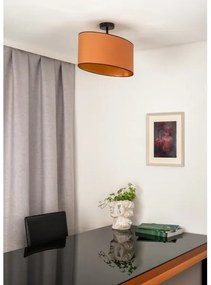 Lustră aplicată Duolla OVAL VEGAN 1xE27/15W/230V maro