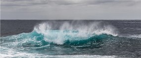 Tablou - Valuri pe ocean (120x50 cm)