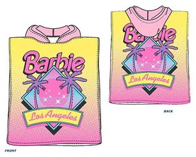 Barbie poncho prosop plajă 55x110 cm