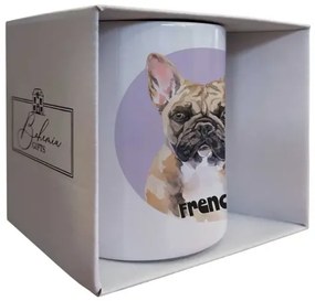 Bohemia Gifts Cană din ceramică - Frenchie, 350 ml