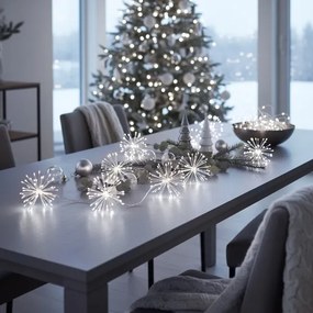 BRILAGI - LED șir luminos de exterior pentru Crăciun 300xLED 7m IP44 alb rece efect de artificii