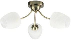 Candellux Zina lampă de tavan 3x40 W alb 33-22585