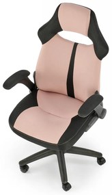 Scaun de birou Bloom roz/negru H120 cm