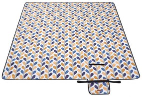 Pătură de picnic, 200 x 200 cm, model frunze