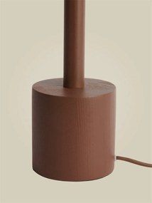 Lampa de masa LED din lemn de frasin maro Okinawa