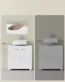 Dulapior pentru chiuveta LAVIXO 60 x 30 cm, alb