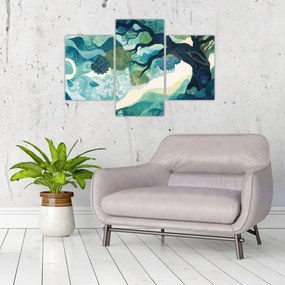 Tablou – Coroană verde a arborelui vieții (90x60 cm)