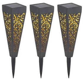 SET 3x lampă LED solară Globo 33578-3 LED/0,1W/3V IP44