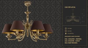 Candelabru 6 brate design clasic realizat manual CASAMIA