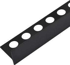 Profil inclinat stanga pentru podea Balneo Floor Strips 170 cm finisaj negru mat
