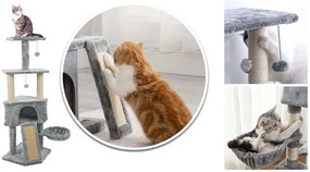 Ansamblu de joaca pentru pisici-gri