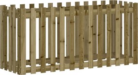 vidaXL Pat înălțat grădină design gard 150x50x70 cm lemn impregnat pin