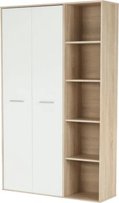 Dulap, stejar sonoma/alb, MAURUS NEW MA52